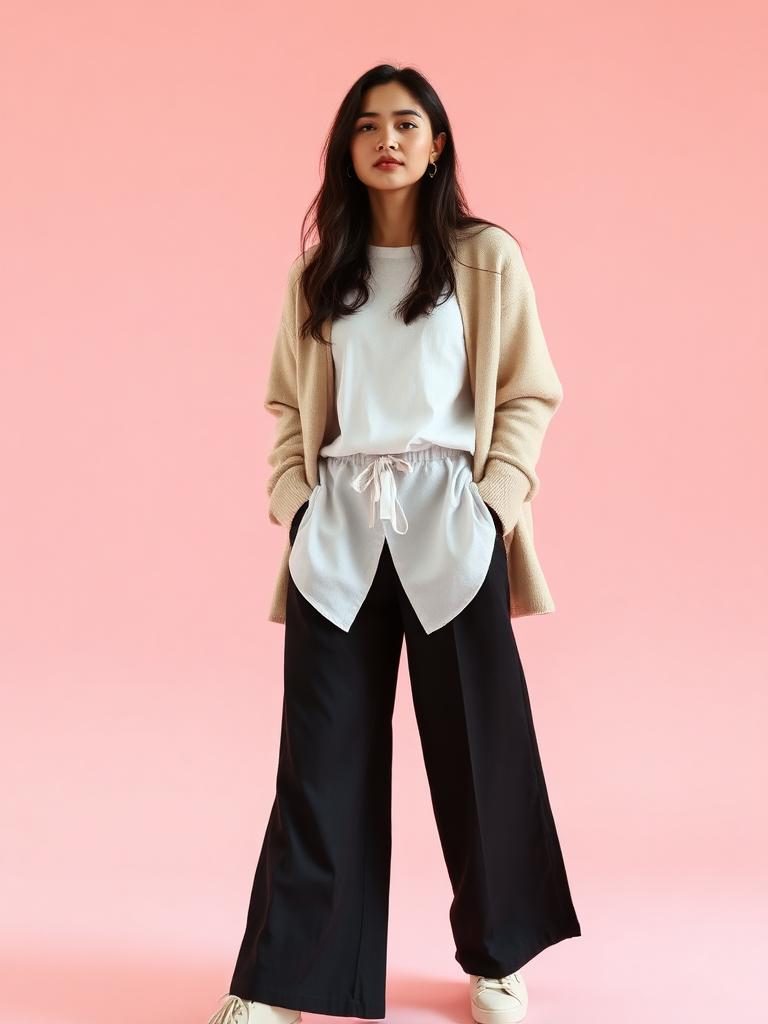 Pratinjau outfit Layered Santai